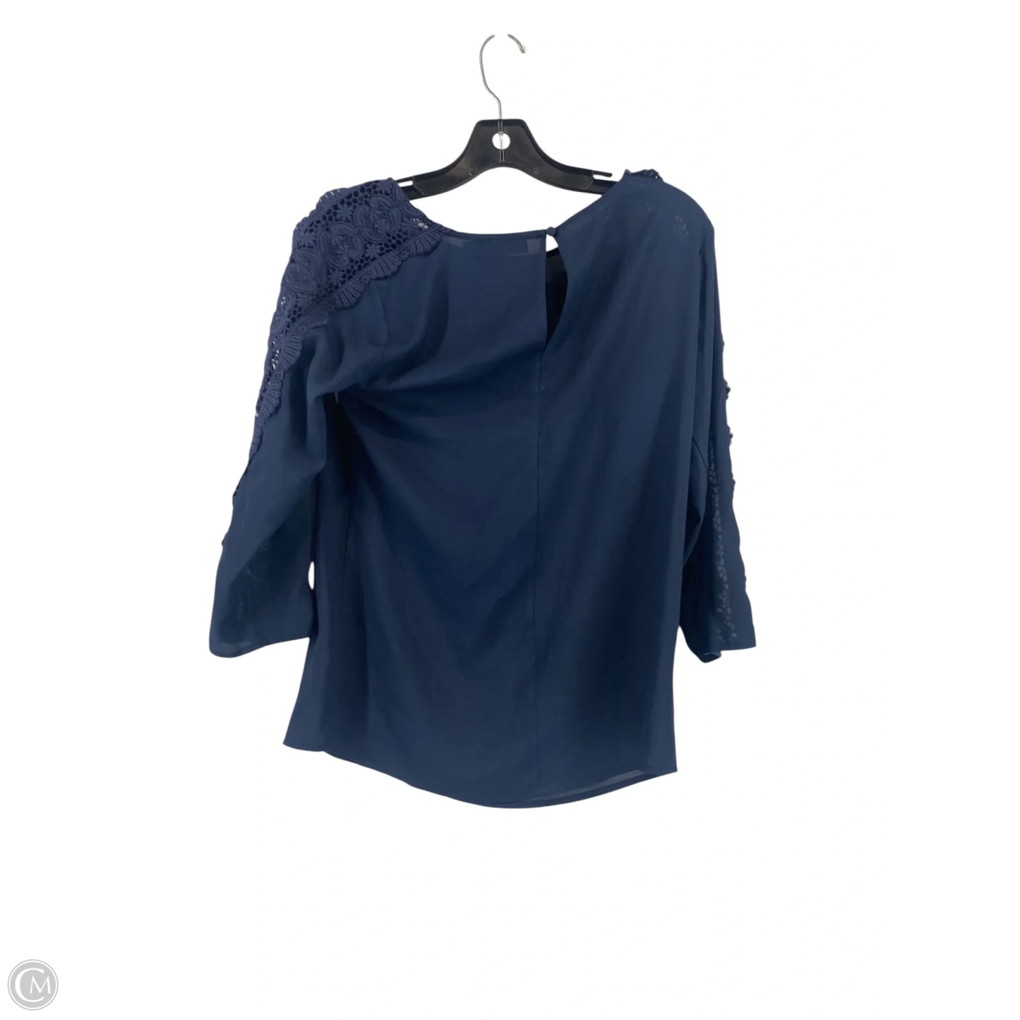 Top Long Sleeve By Limited In Navy, Size: Xs