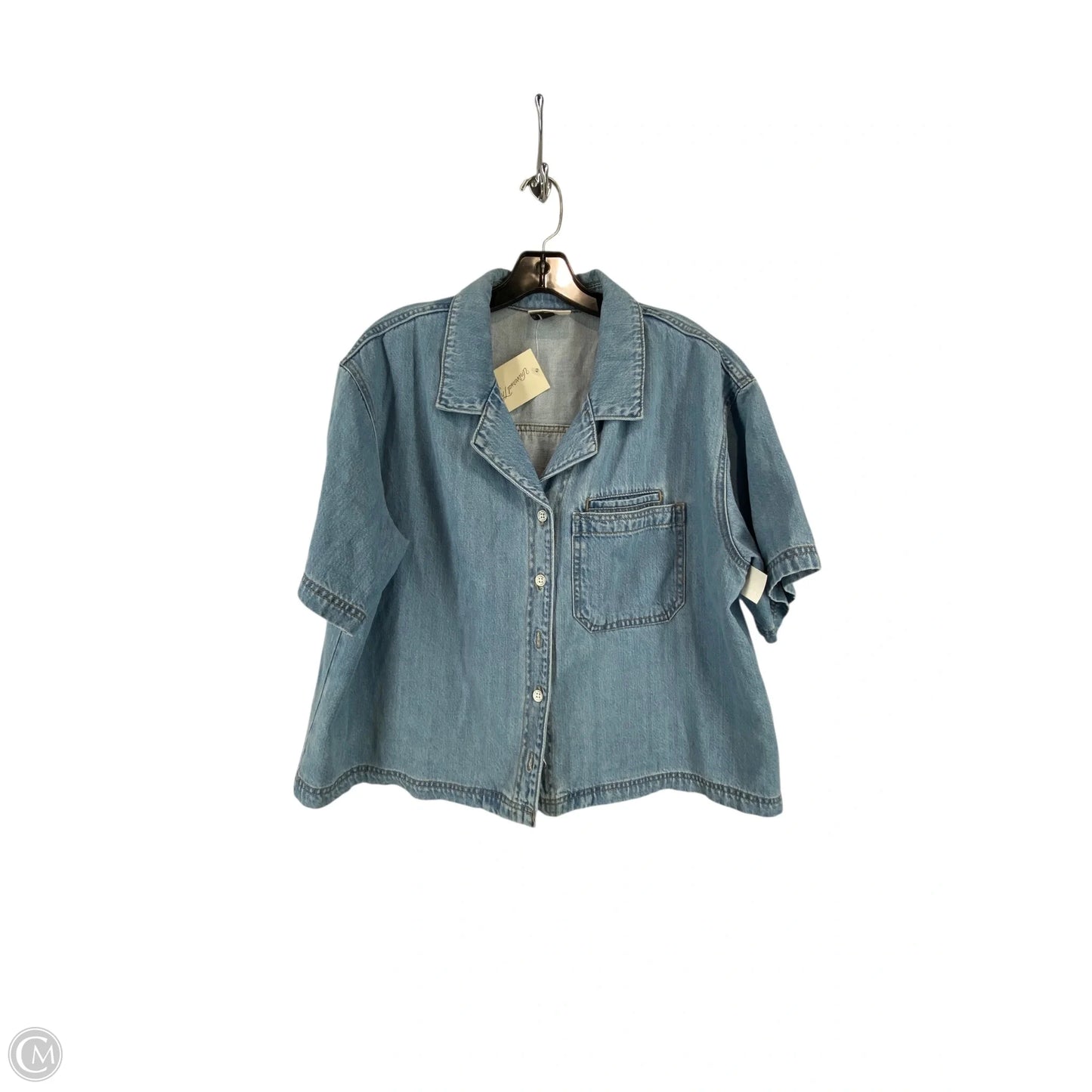 Top Short Sleeve By Universal Thread In Blue, Size: L