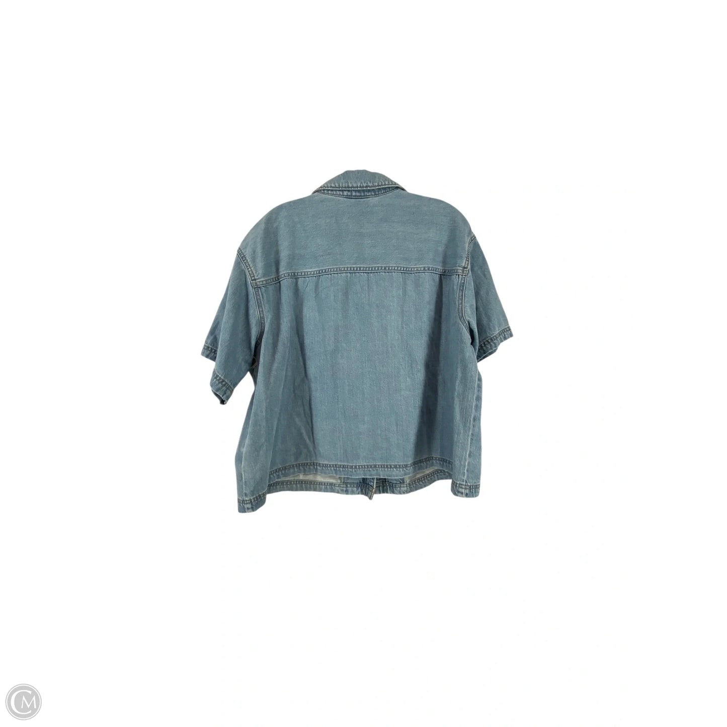Top Short Sleeve By Universal Thread In Blue, Size: L