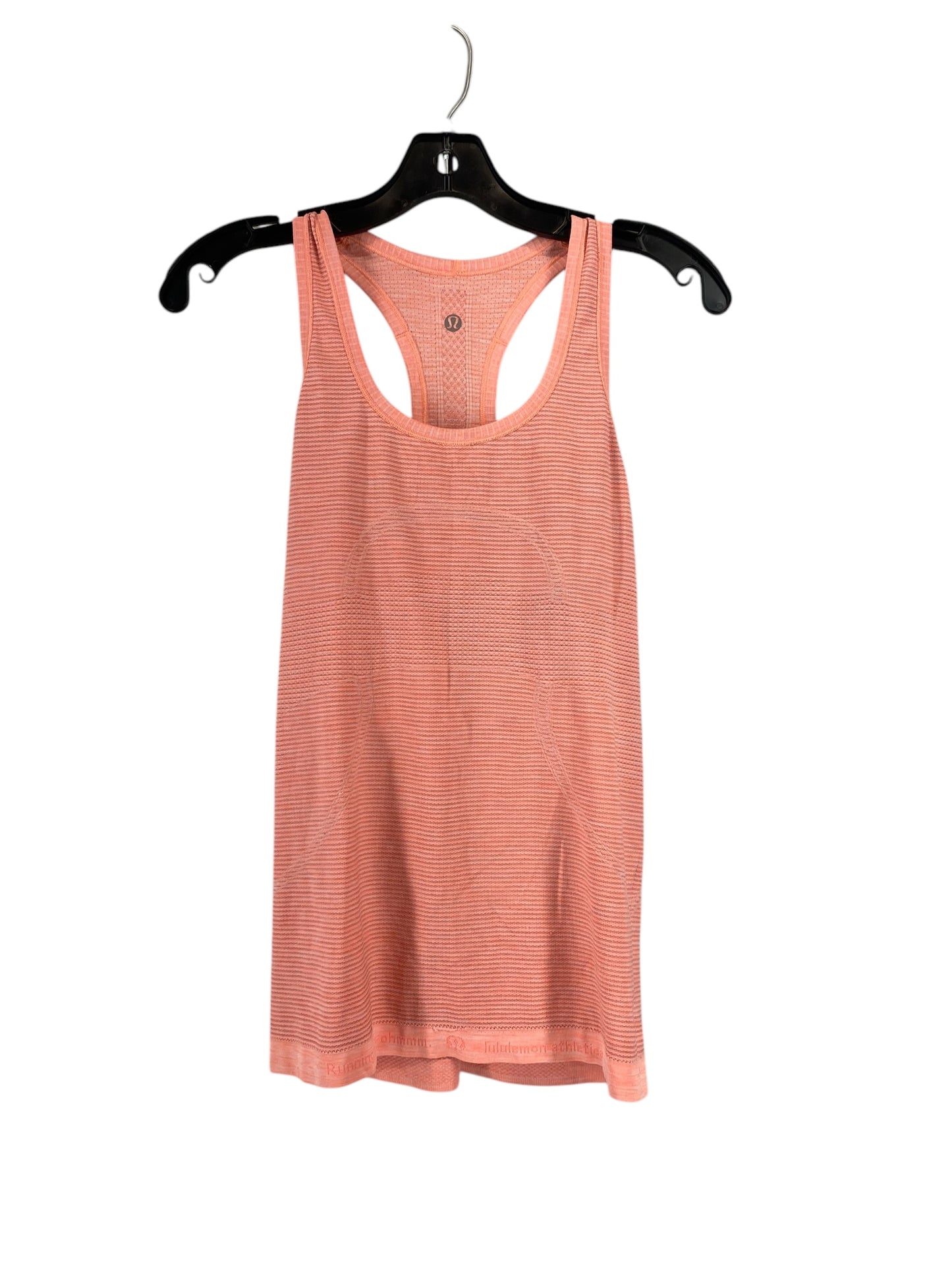 Athletic Tank Top By Lululemon In Peach, Size: 6