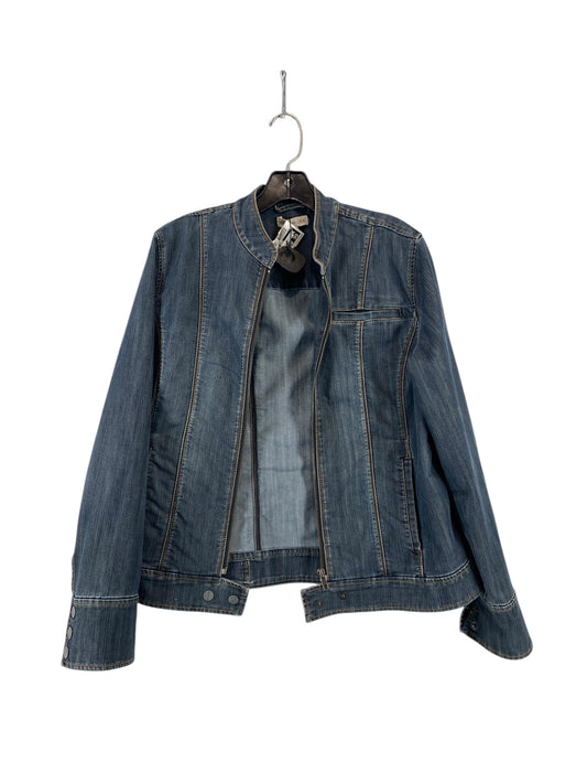 Jacket Denim By Coldwater Creek In Blue Denim, Size: 14