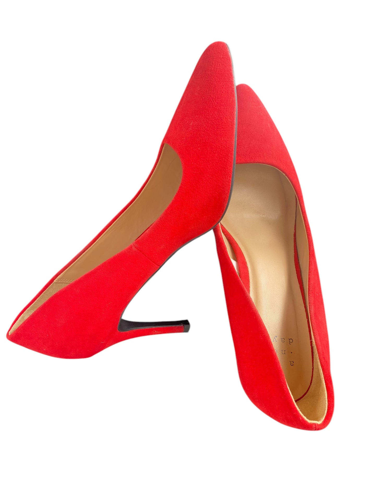 Shoes Heels Stiletto By A New Day In Red, Size: 7