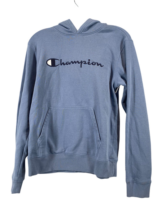 Athletic Sweatshirt Hoodie By Champion In Blue, Size: Xl