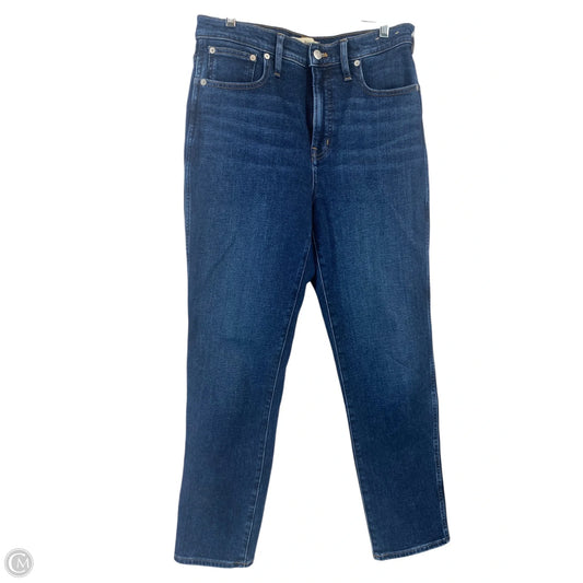 Jeans Straight By Madewell In Blue Denim, Size: 28