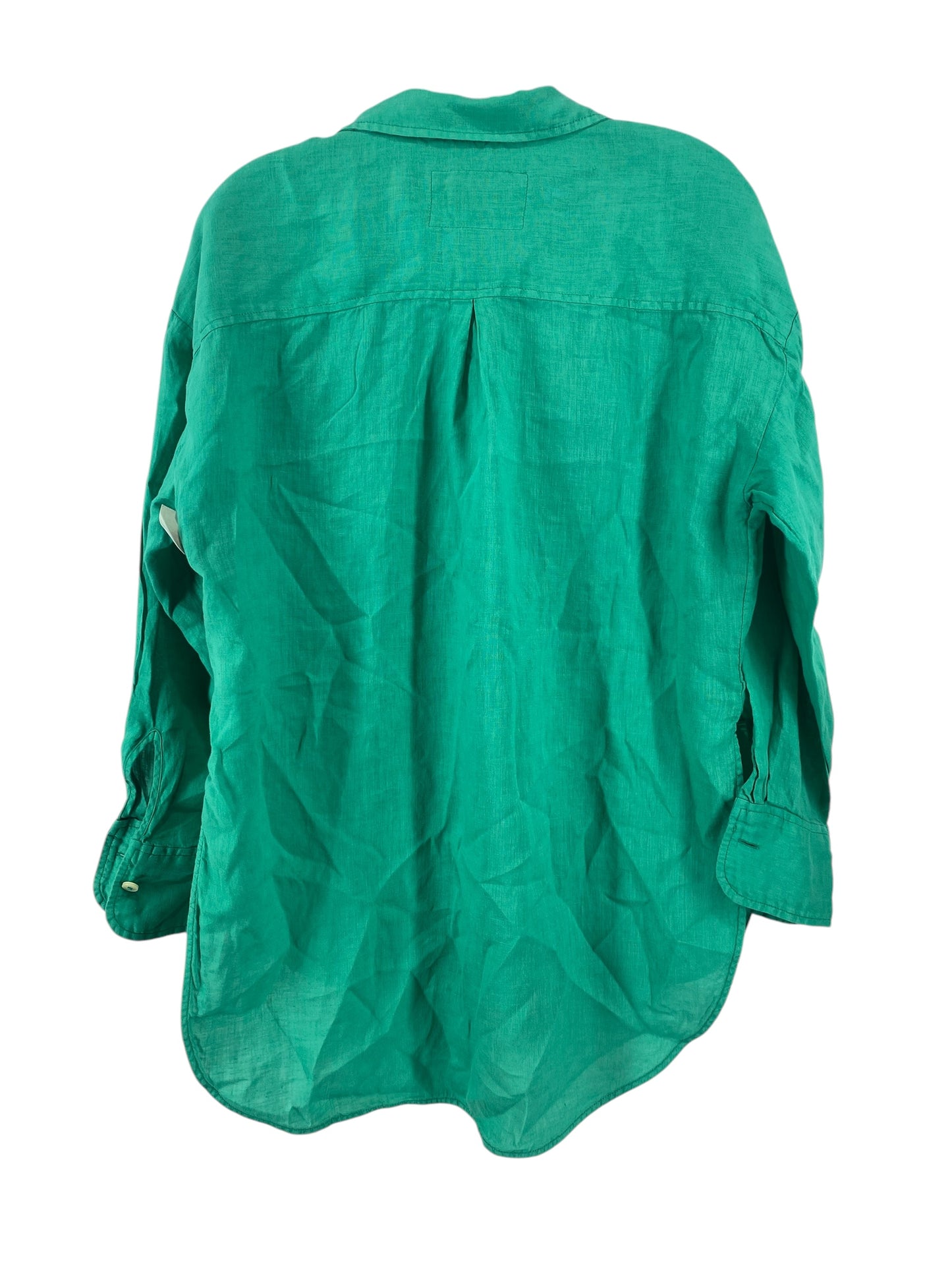 Top Long Sleeve By Maeve In Green, Size: Xs