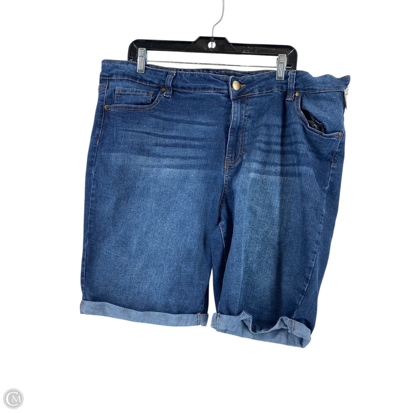 Shorts By Cme In Blue, Size: 22