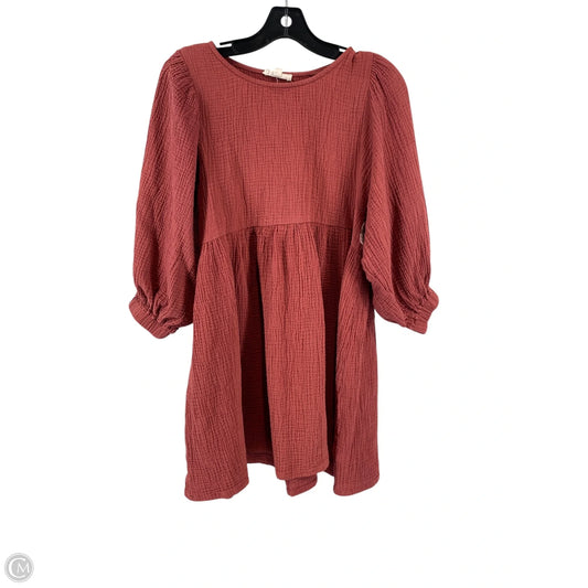 Dress Casual Short By Ee Some In Red, Size: S