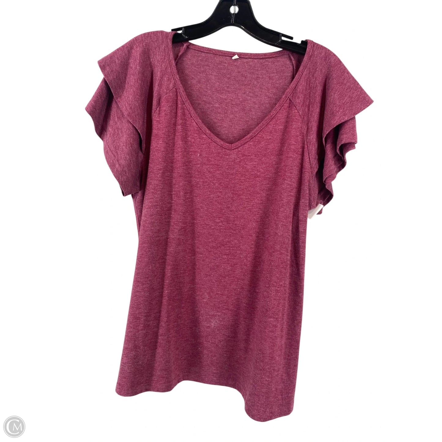 Top Short Sleeve By Cmc In Red, Size: Mp
