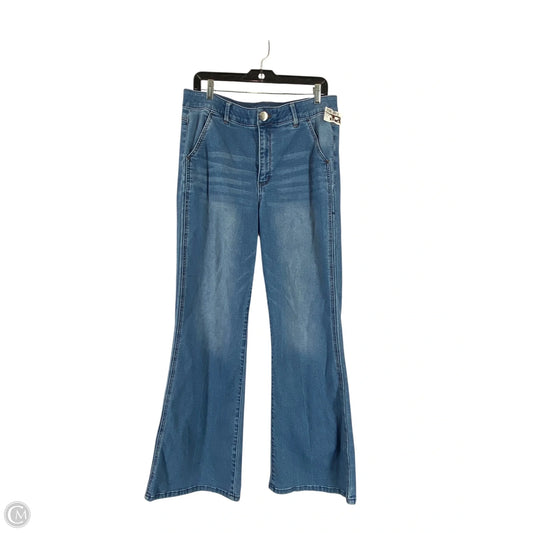 Jeans Wide Leg By Democracy In Blue Denim, Size: 14