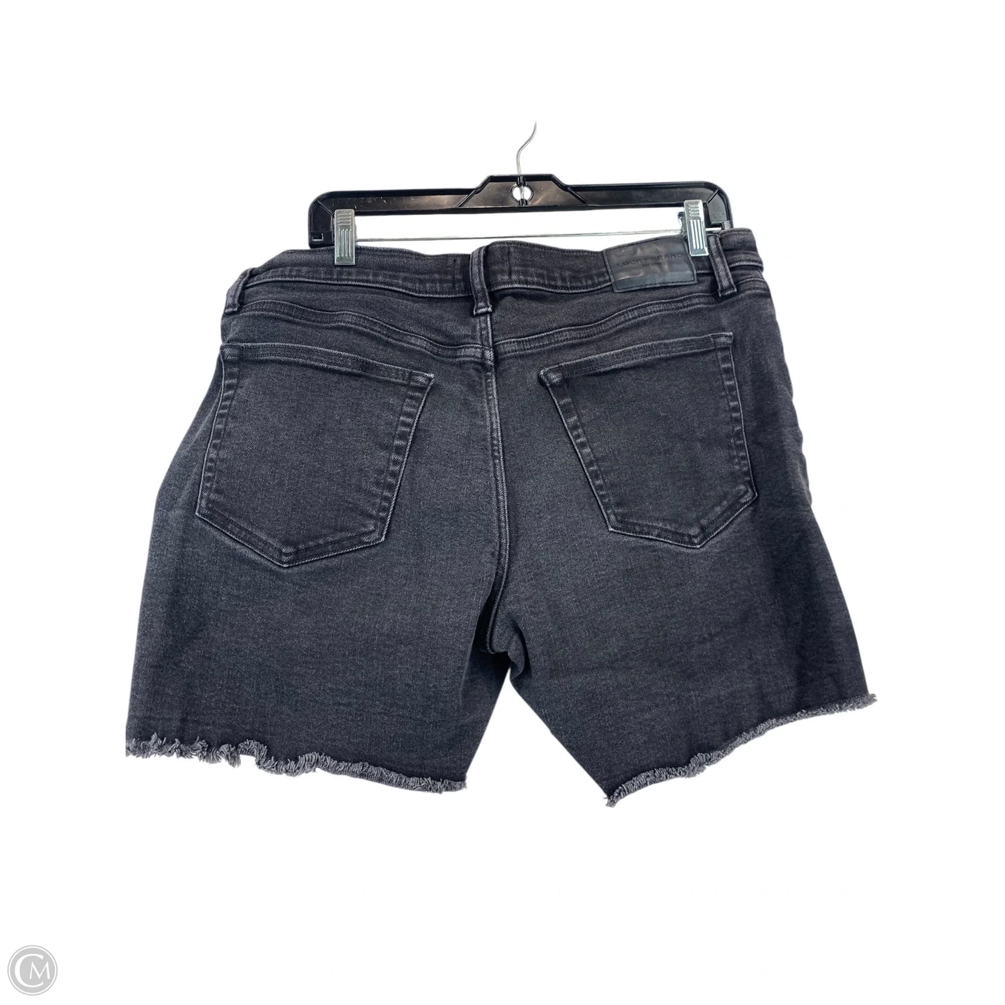 Shorts By Lucky Brand In Black Denim, Size: 14