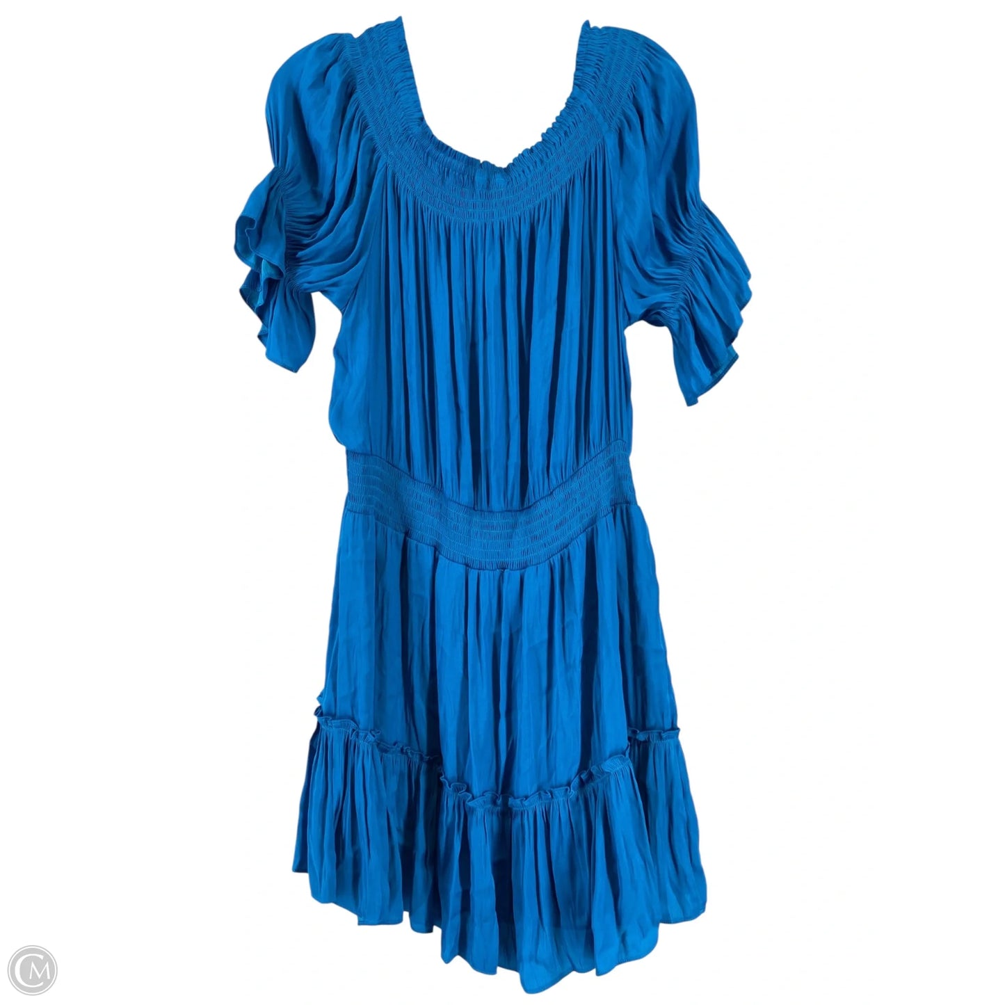 Dress Casual Short By Naked Zebra In Blue, Size: L