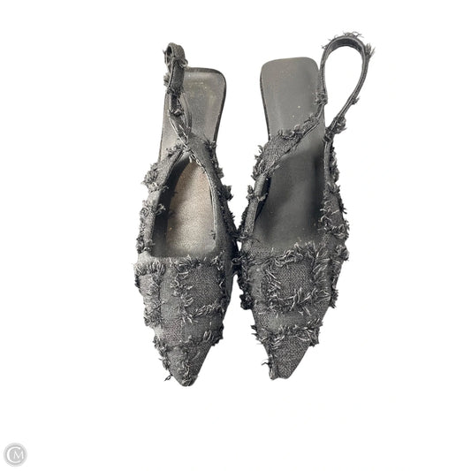 Shoes Heels Kitten By Cmc In Black, Size: 7.5