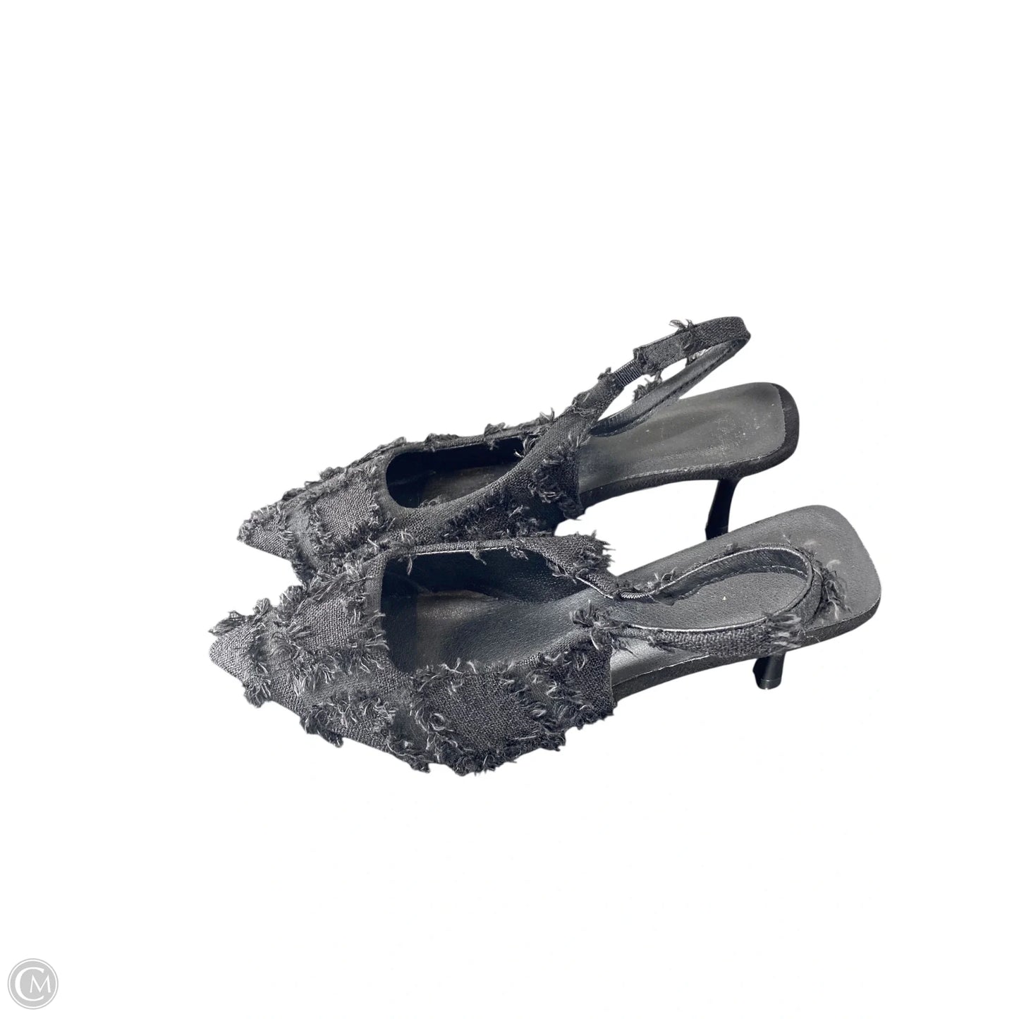 Shoes Heels Kitten By Cmc In Black, Size: 7.5