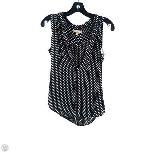 Top Sleeveless By Banana Republic In Polkadot Pattern, Size: 4
