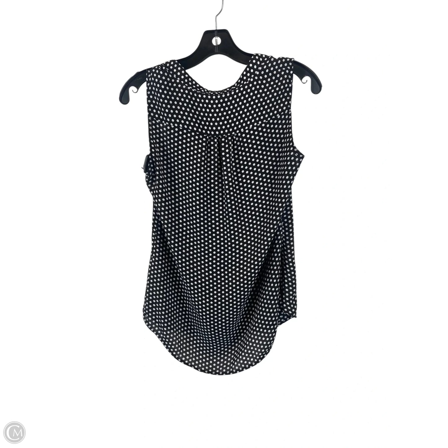 Top Sleeveless By Banana Republic In Polkadot Pattern, Size: 4