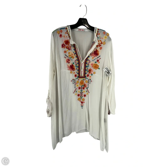 Dress Casual Short By Johnny Was In White, Size: M