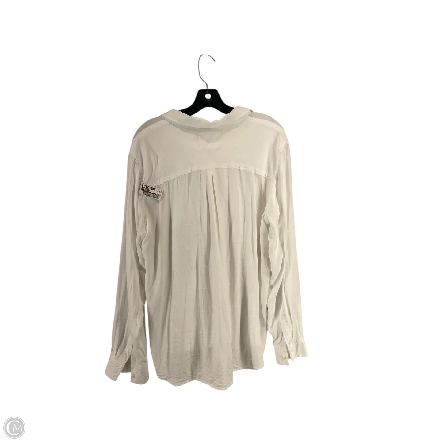 Top Long Sleeve By Rails In White, Size: Xl