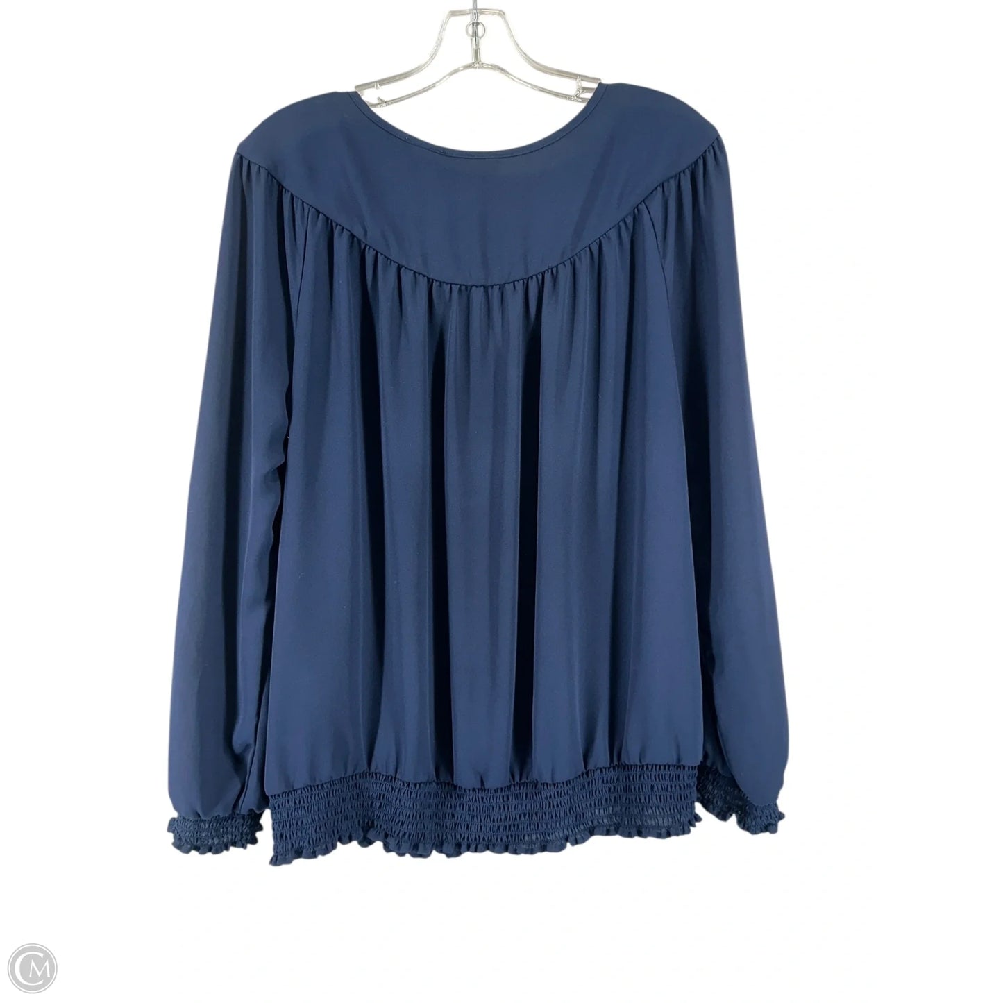 Top Long Sleeve By New York And Co In Navy, Size: L