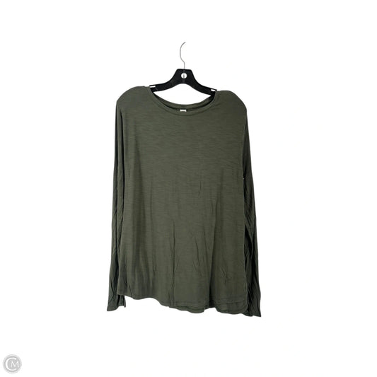 Top Long Sleeve By Old Navy In Green, Size: Xl