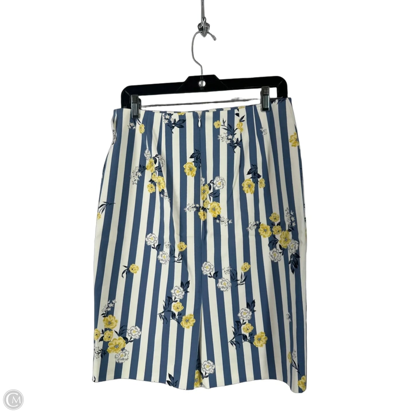 Skirt Midi By Ann Taylor In Striped Pattern, Size: 4