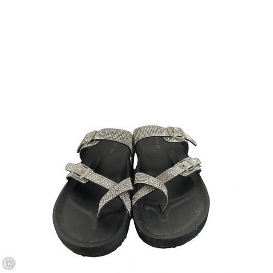 Sandals Flats By Madden Girl In Black, Size: 7.5