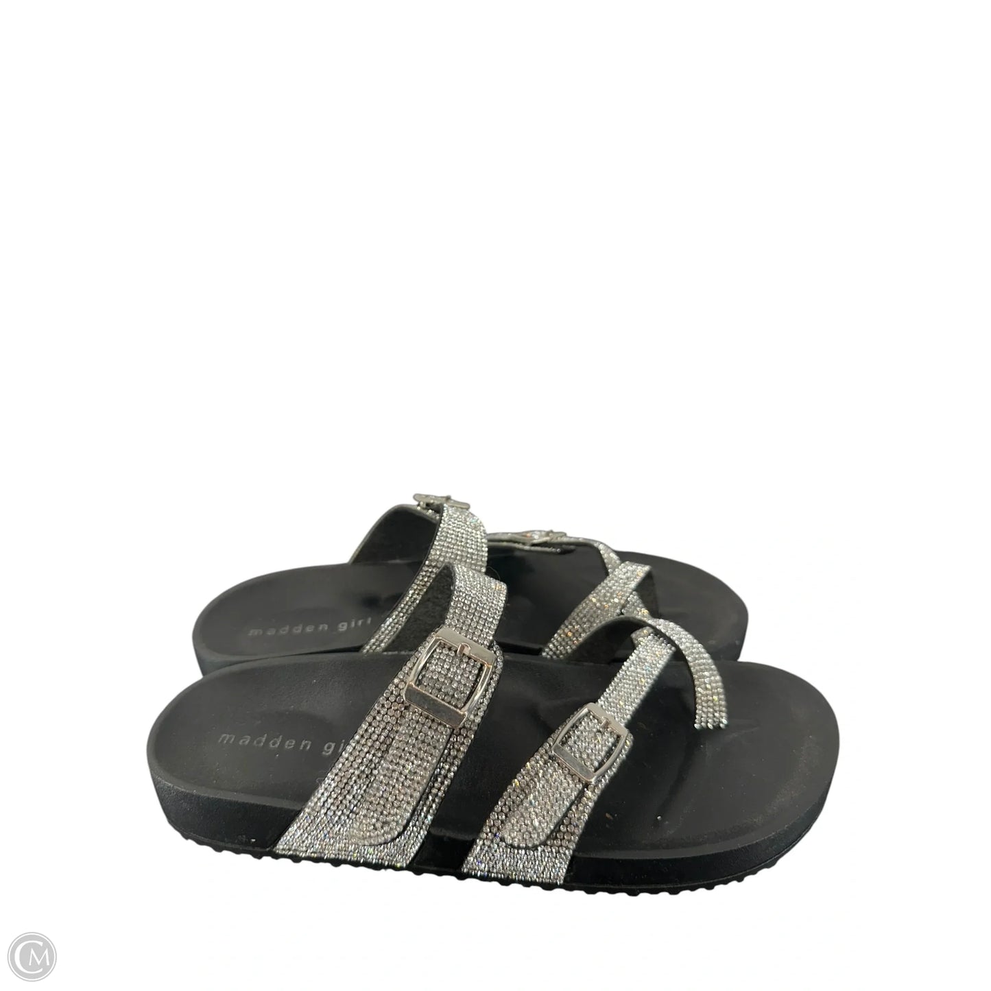 Sandals Flats By Madden Girl In Black, Size: 7.5
