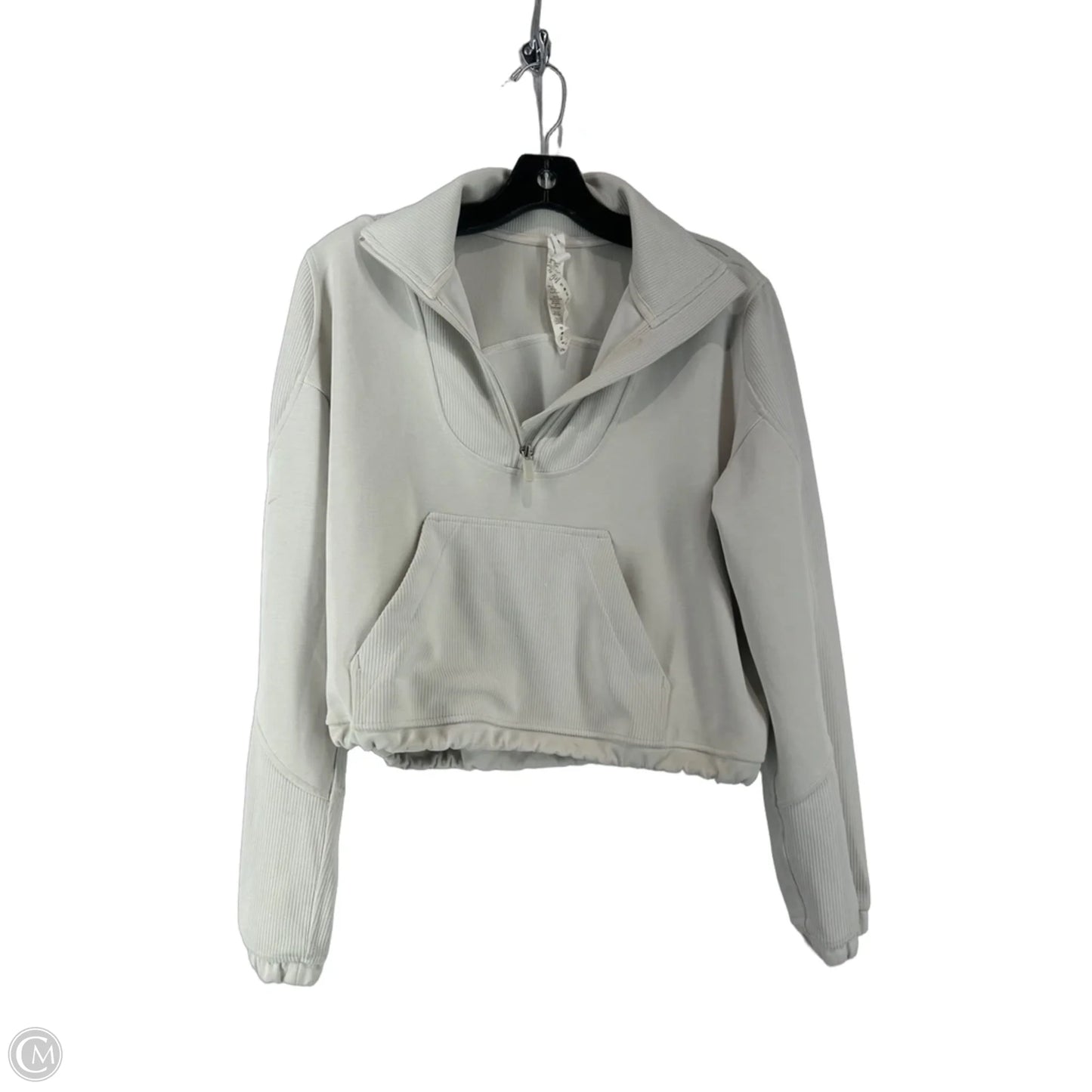 Sweatshirt Collar By Lululemon In Grey, Size: 4