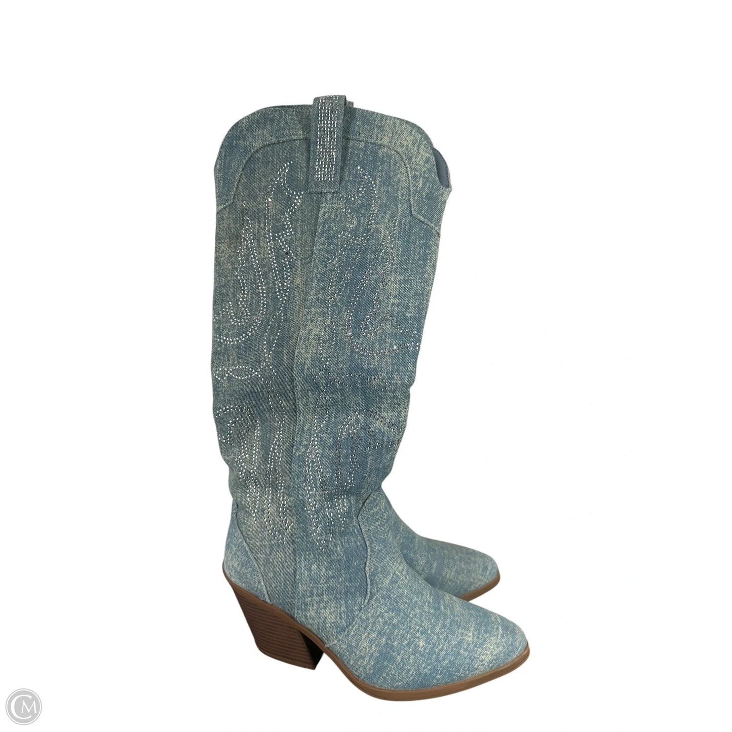 Boots Western By Sugar In Blue, Size: 7.5