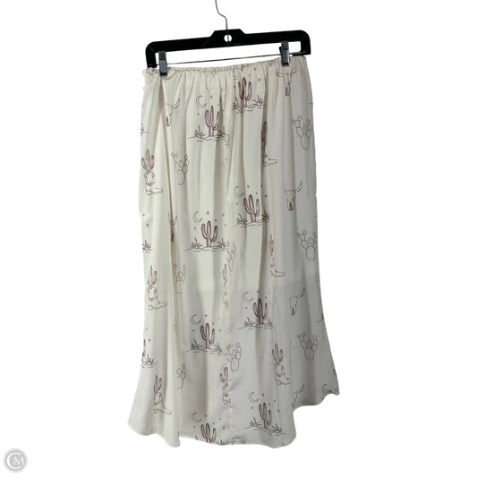 Skirt Maxi By Davi & Dani In White, Size: M