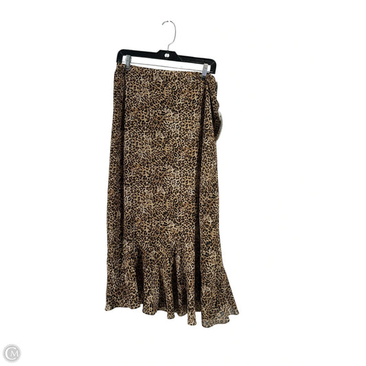 Skirt Maxi By Emma James In Animal Print, Size: 12