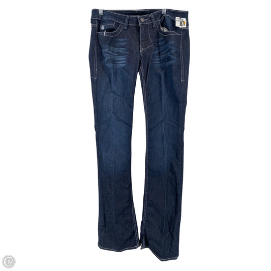 Jeans Boot Cut By True Religion In Blue Denim, Size: 8