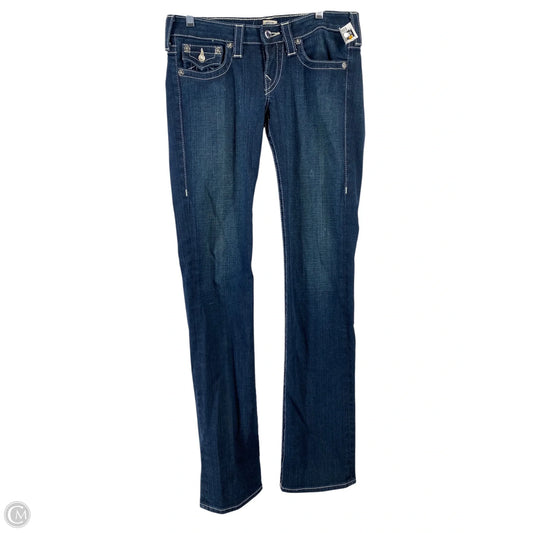 Jeans Boot Cut By True Religion In Blue Denim, Size: 8