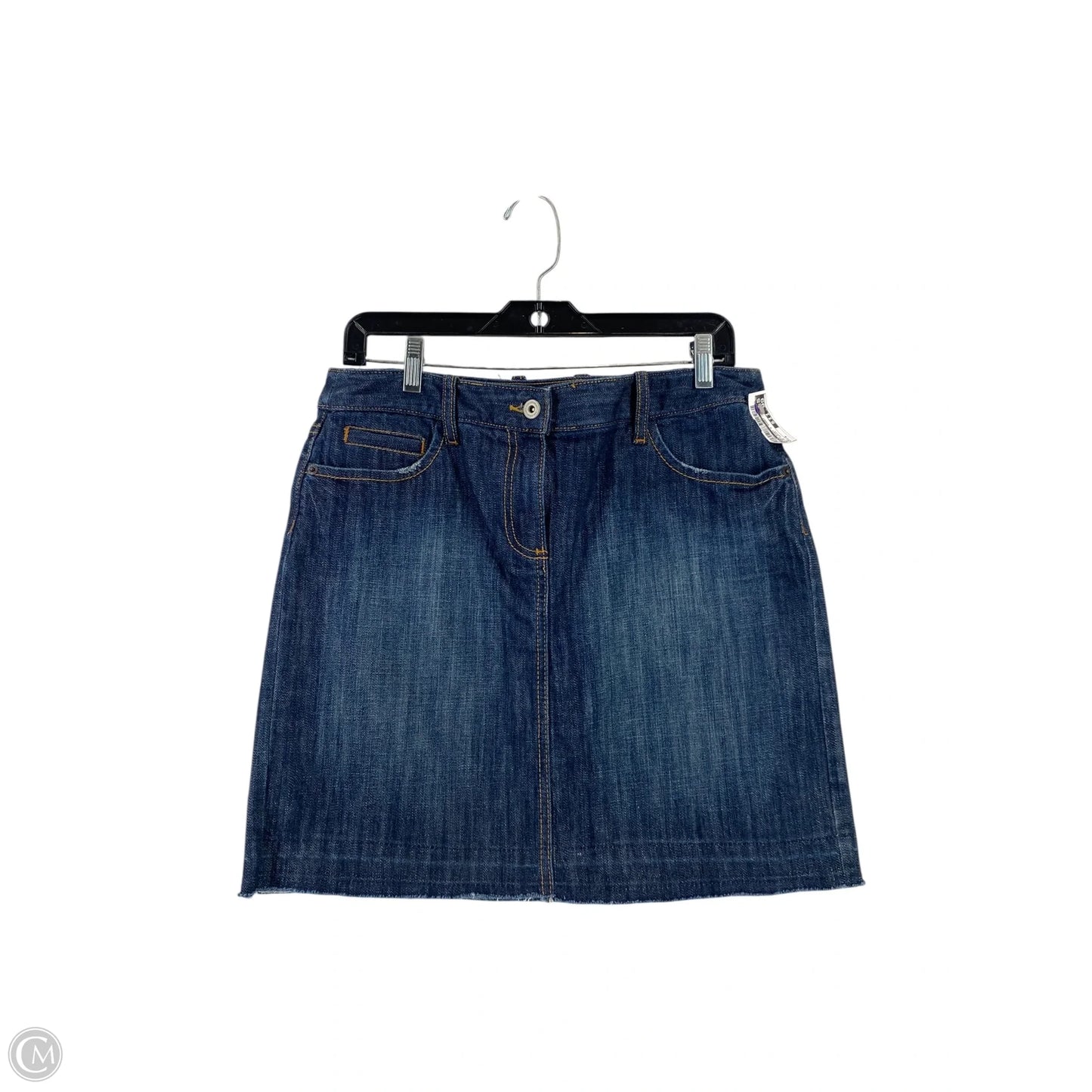 Skirt Mini & Short By Loft In Blue Denim, Size: 8
