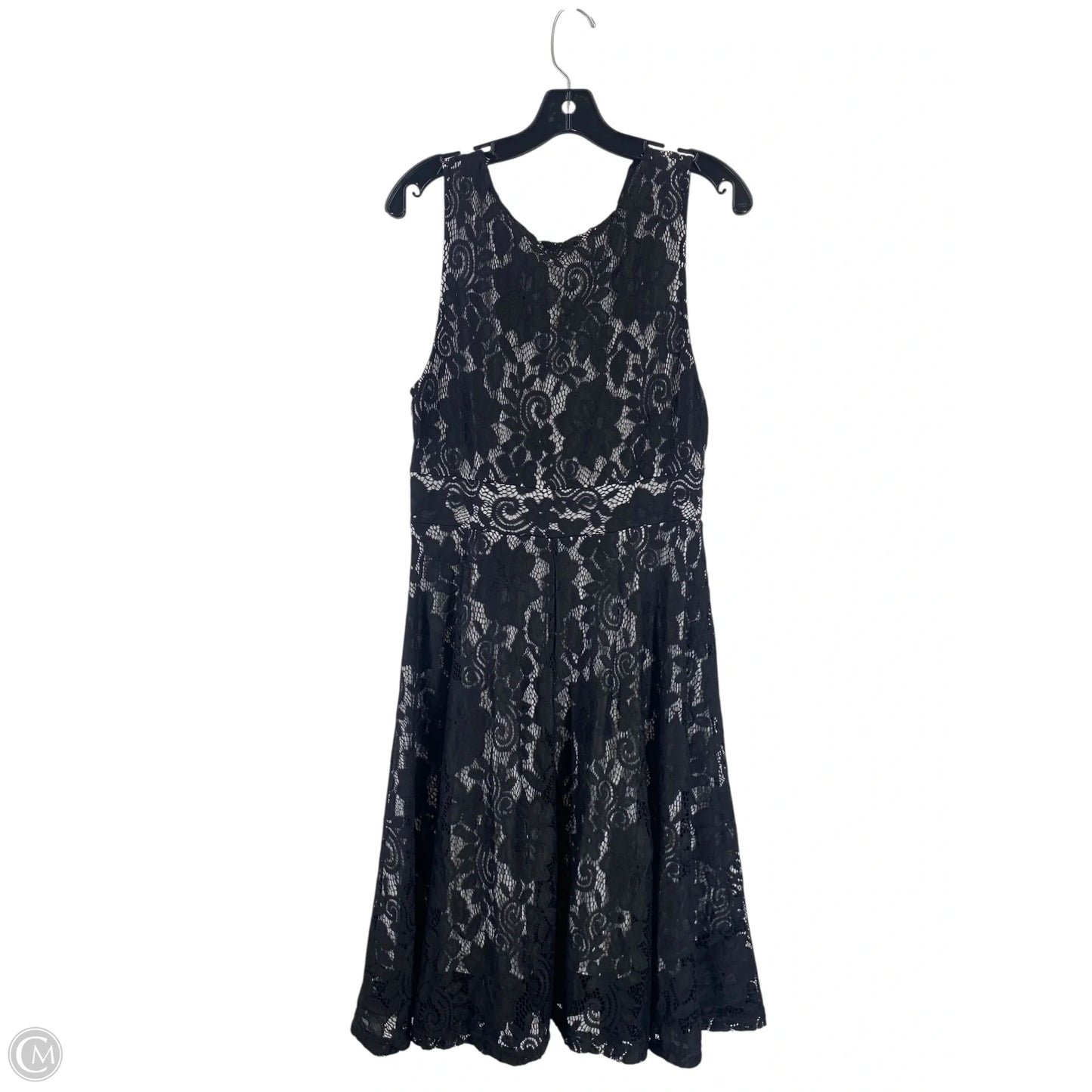 Dress Casual Midi By Clothes Mentor In Black & White, Size: Xl