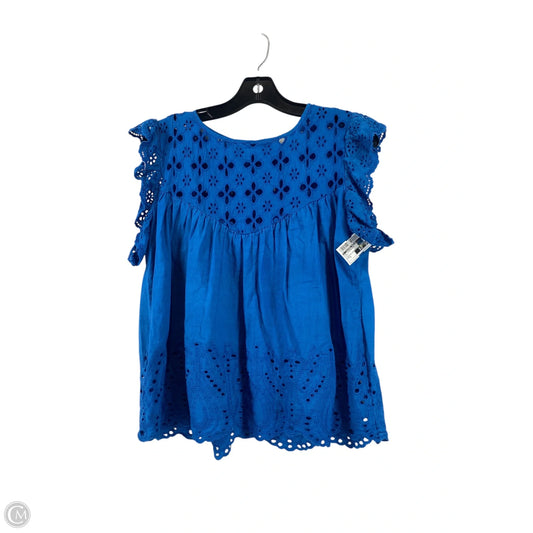Top Sleeveless By Clothes Mentor In Blue, Size: S