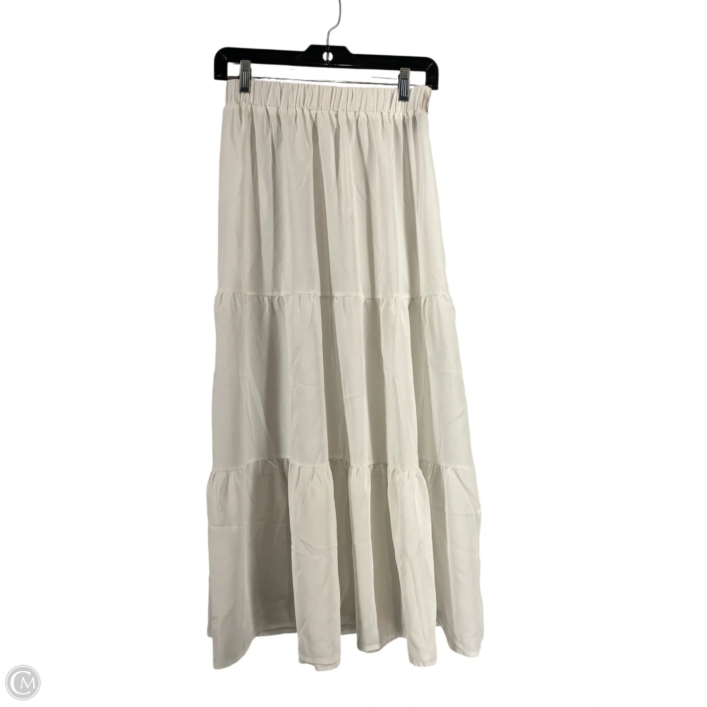 Skirt Maxi By Clothes Mentor In White, Size: M