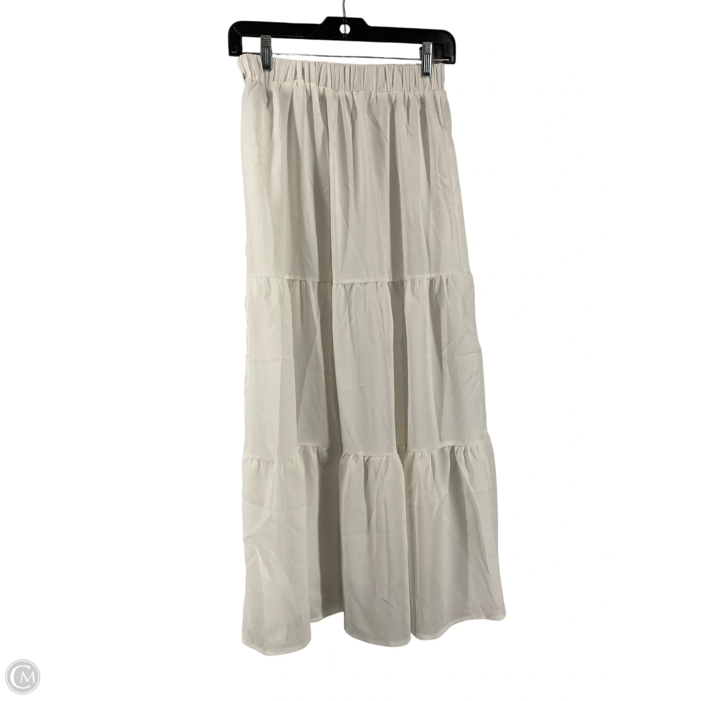 Skirt Maxi By Clothes Mentor In White, Size: M