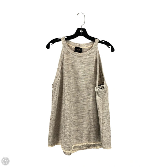 Top Sleeveless By W5 In Grey, Size: Xl