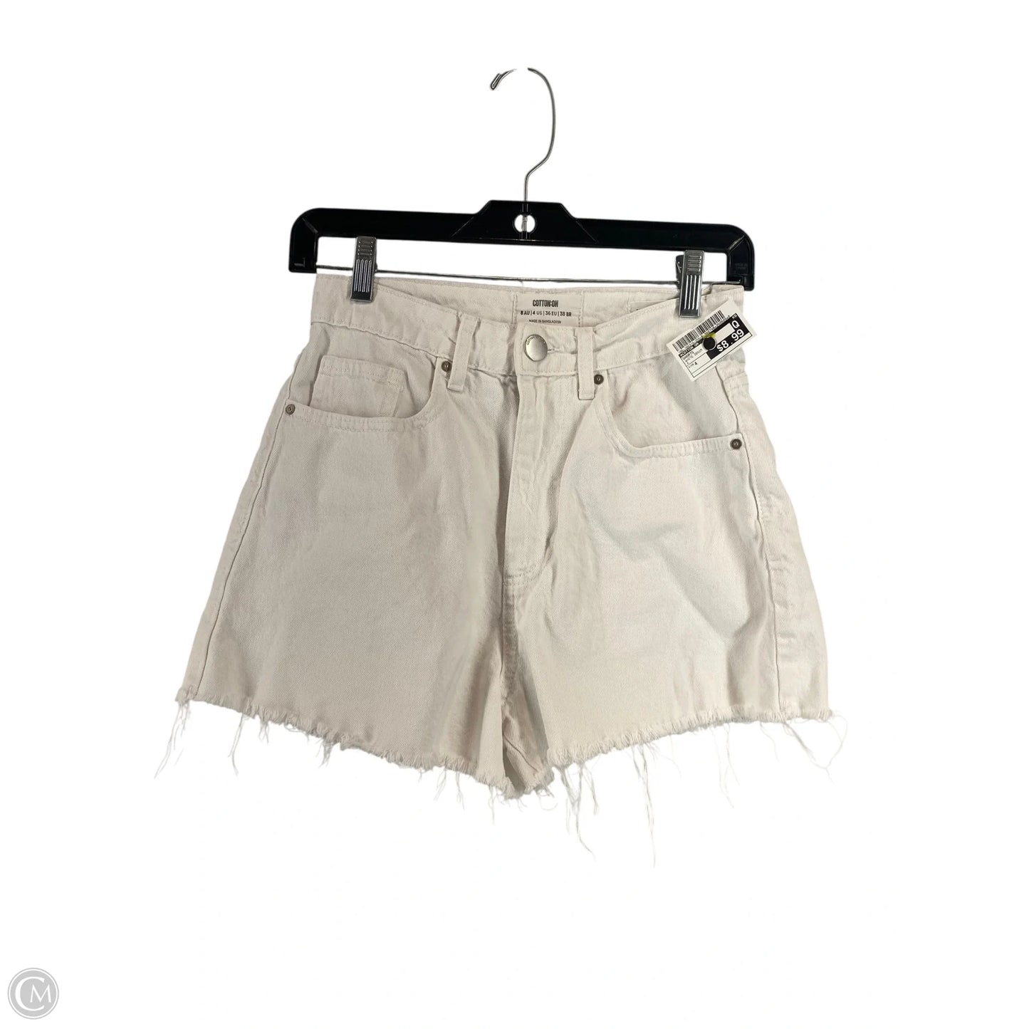 Shorts By Cotton On In White Denim, Size: 4