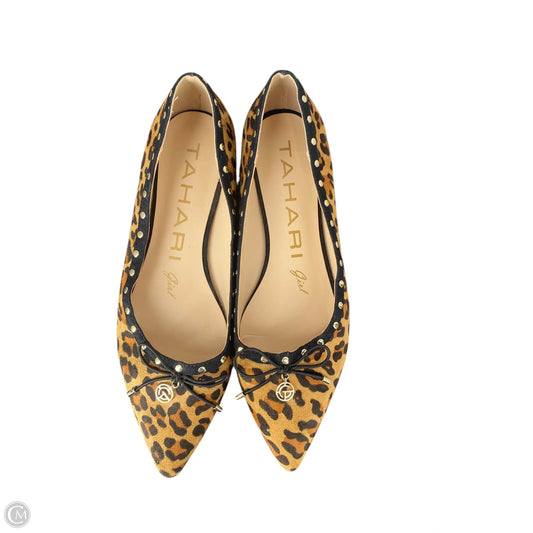 Shoes Flats By Tahari By Arthur Levine In Animal Print, Size: 8