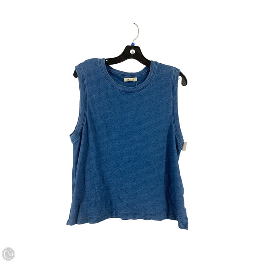 Tank Top By Madewell In Blue, Size: L