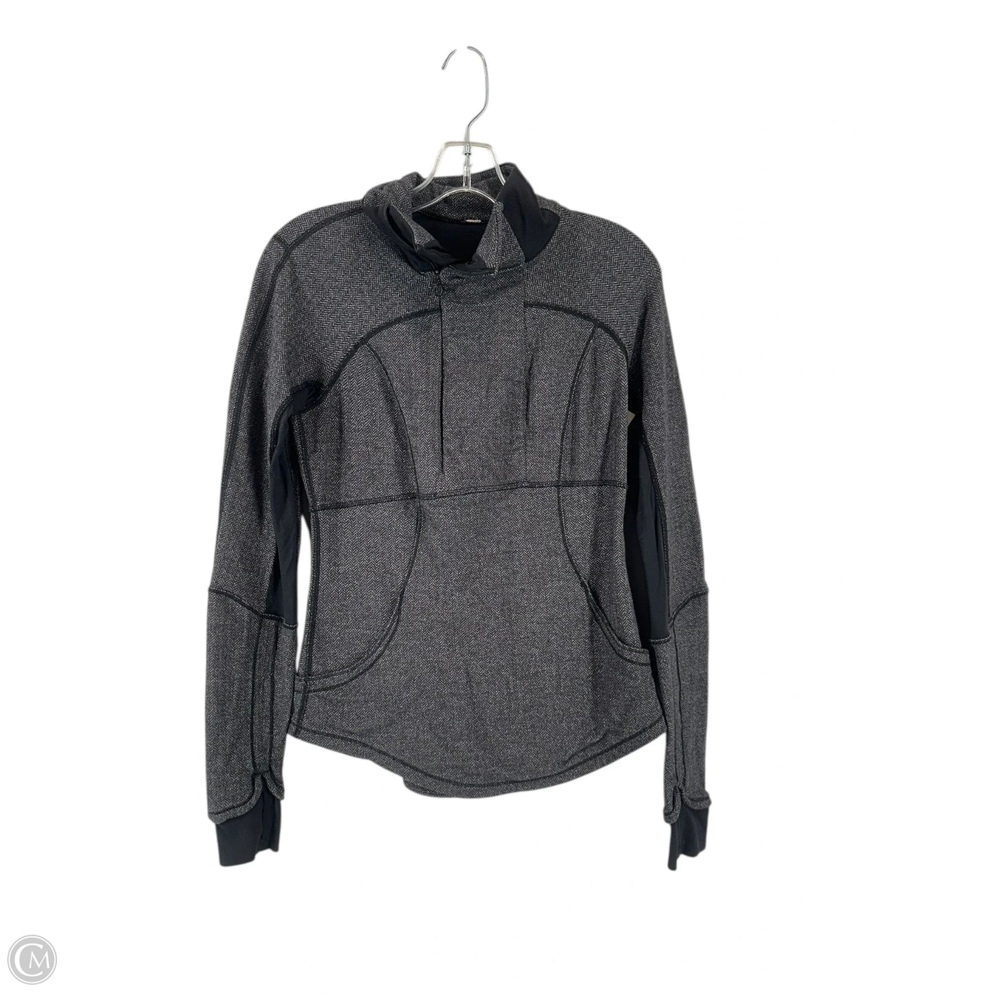 Athletic Jacket By Lululemon In Grey, Size: S
