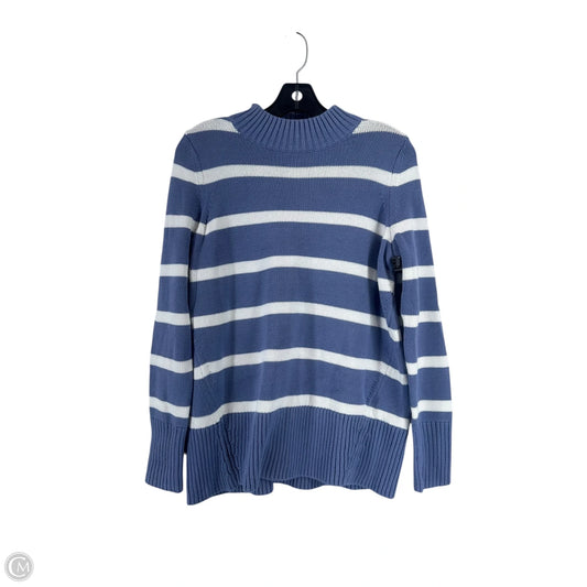 Sweater By Gap In Blue & White, Size: M