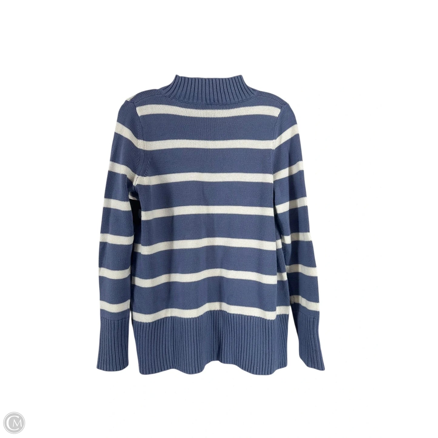 Sweater By Gap In Blue & White, Size: M