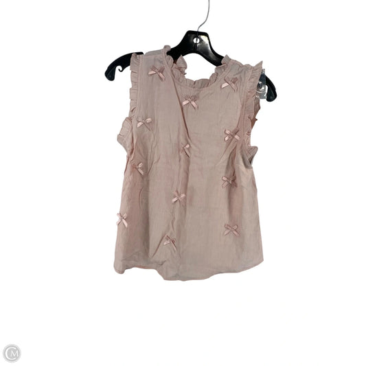 Top Sleeveless By Mine In Pink, Size: S