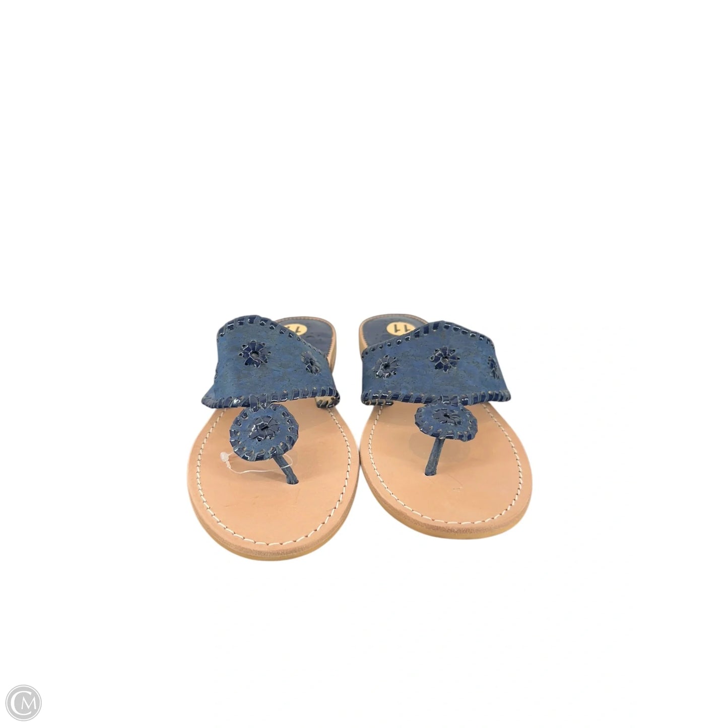 Sandals Flats By Jack Rogers In Navy, Size: 11