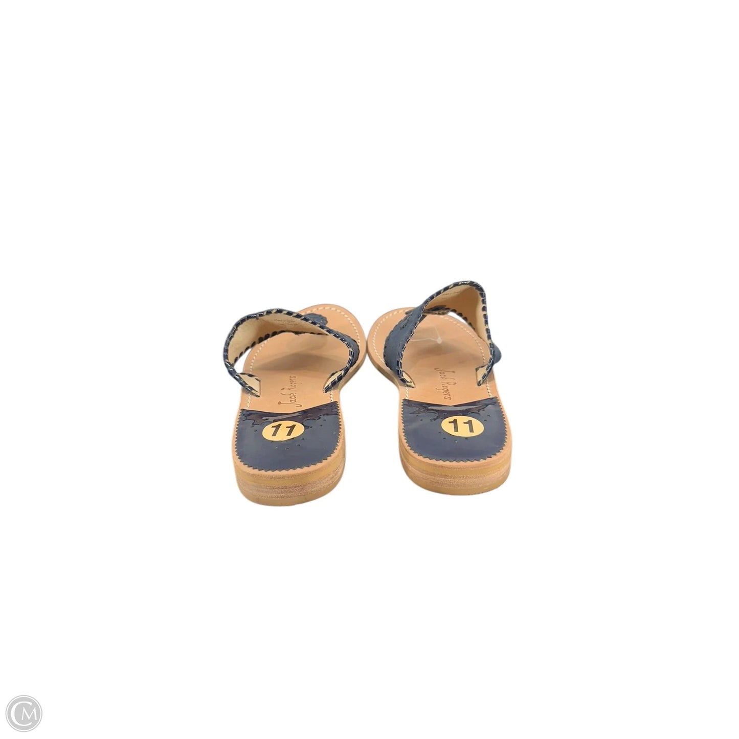 Sandals Flats By Jack Rogers In Navy, Size: 11