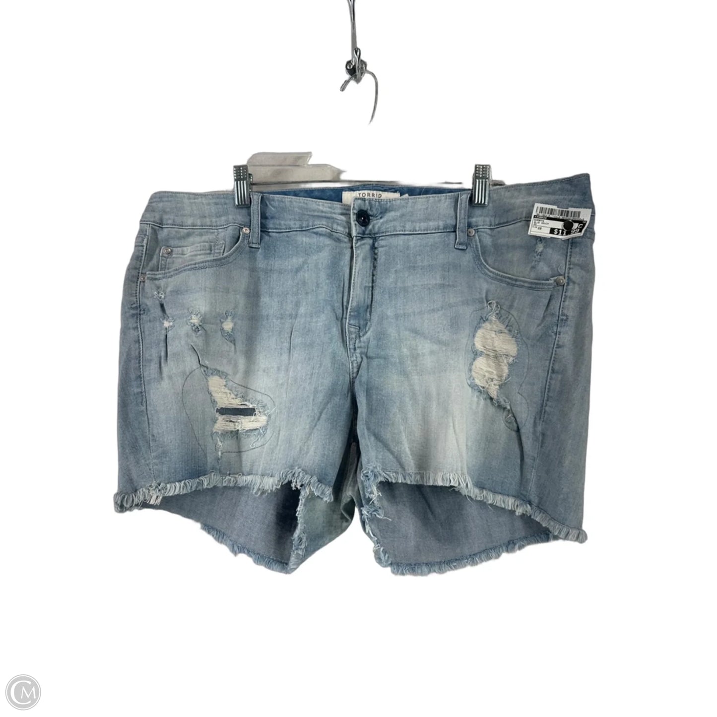 Shorts By Torrid In Blue Denim, Size: 20