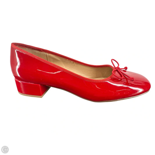 Shoes Heels Block By A New Day In Red, Size: 9