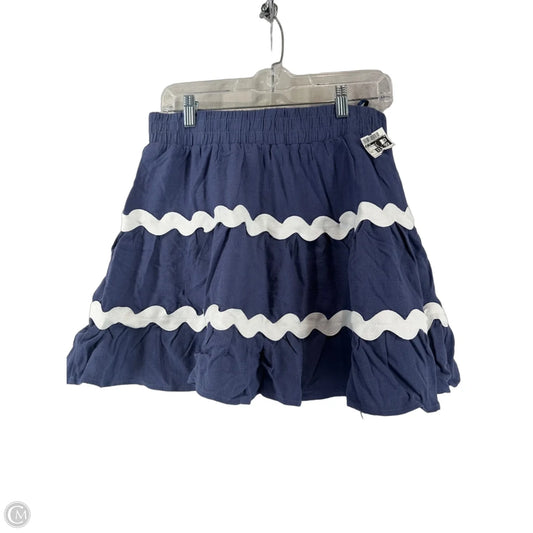Skirt Mini & Short By She + Sky In Blue, Size: M